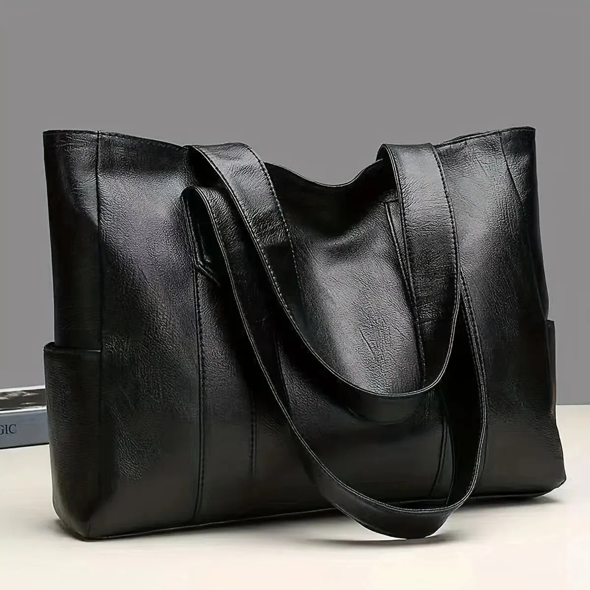Women'S Vegan Bags - Borsa Vintage da Donna di Grande