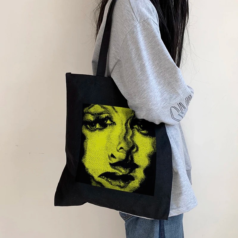 Women'S Vegan Bags - Borsa di tela da donna horror