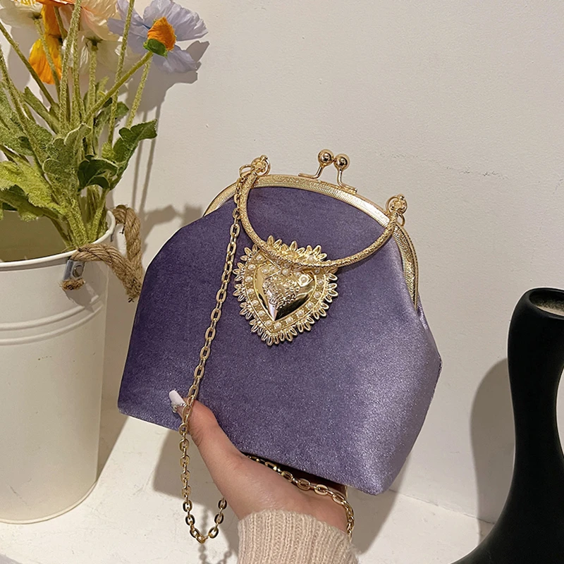Catene Cornice in velluto Cuor - Women Hand Bags Sale recensione e prezzo